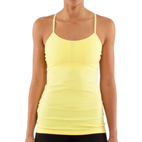 Lululemon Power Y Tank Run Yoga Womens 10 Activewear Athleisure Bright Luon 2013 - Picture 3 of 8